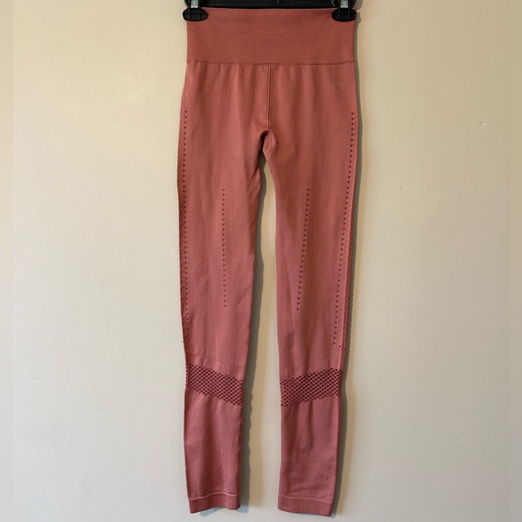 Varley Justin Workout Leggings Mocha Biscuit Small Workout Soft Yoga Running - Picture 2 of 9